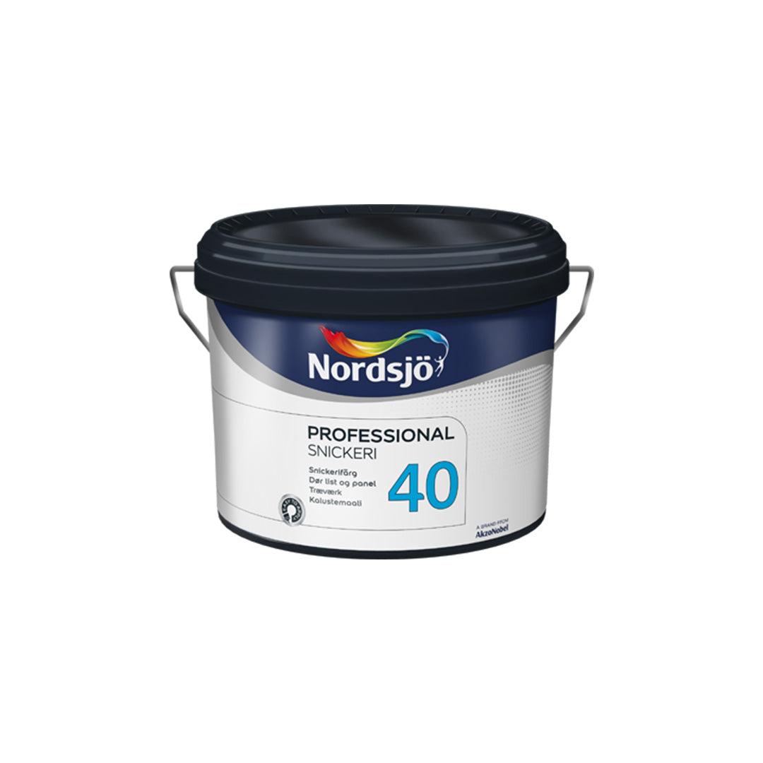 Spand med Nordsjö Pro Snickeri 40 træværksmaling