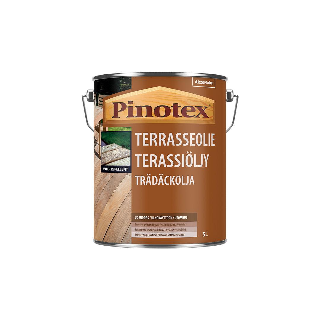 Dunk med Pinotex Terrasseolie i farven Pine