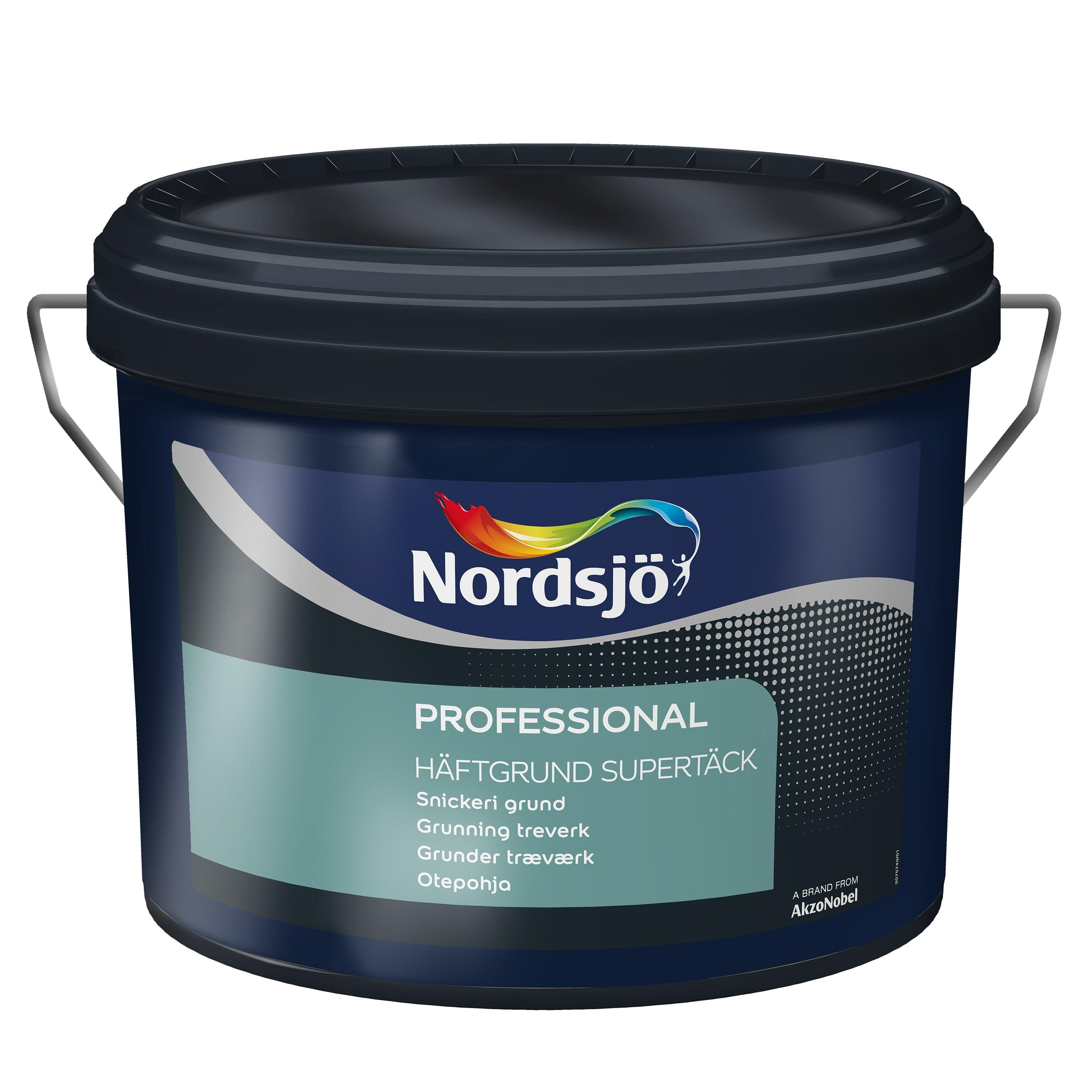 Spand med Nordsjö Pro Hæftegrunder Supertäck