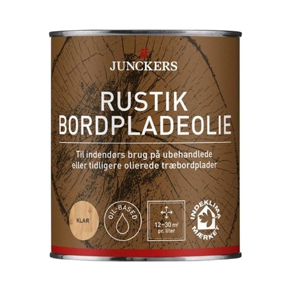 Dåse med Junckers Rustik Bordpladeolie klar på 0,75 liter