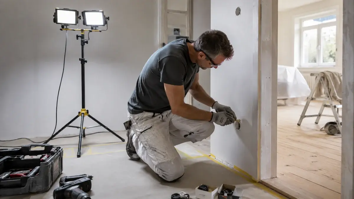 Arbejdslys til renovering: se fejlene før finish | Baskholm