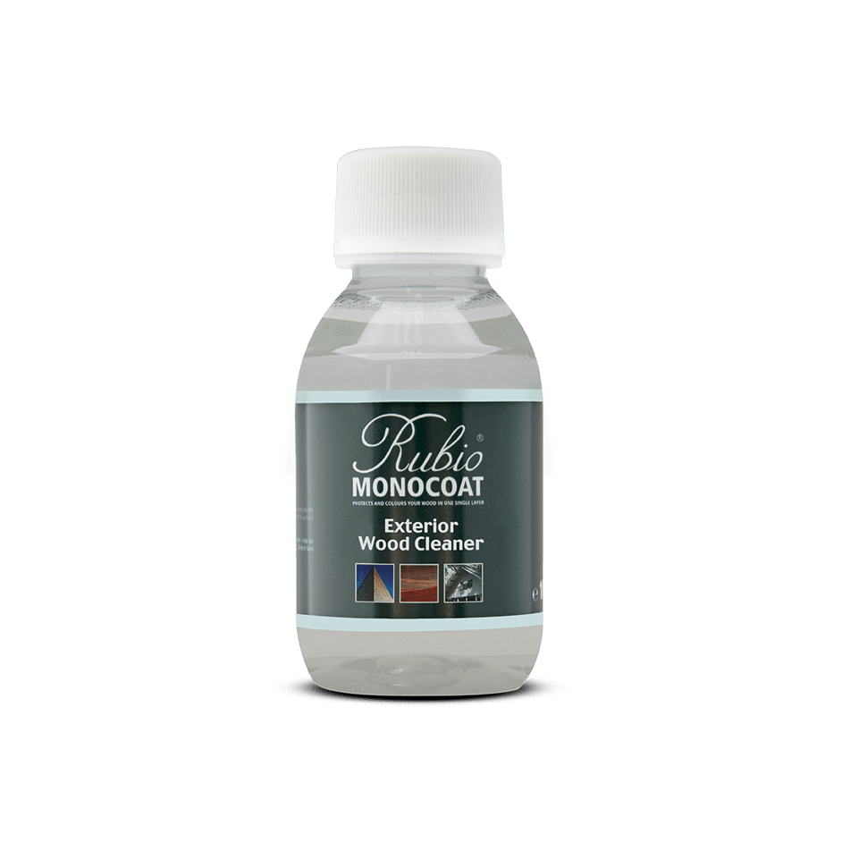 Flaske med Rubio Monocoat Exterior Wood Cleaner